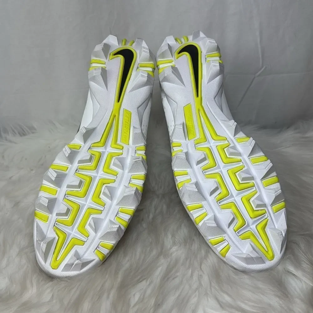 Nike Force Savage Shark‎ Football Cleats White NO INSOLE Sz 13
